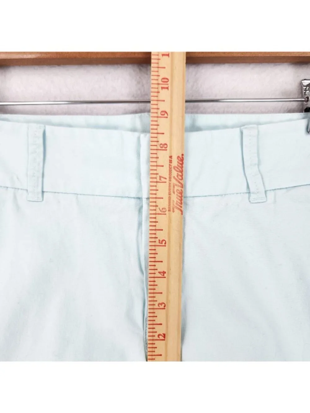 J Crew Shorts Womens 4 Light Blue Frankie Bermuda Chino Twill Stretch Casual